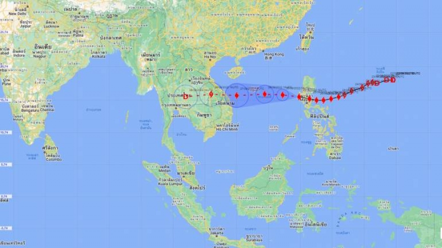Thái Lan yêu cầu các Cơ quan phòng chống thiên tai trực chiến đón bão Noru